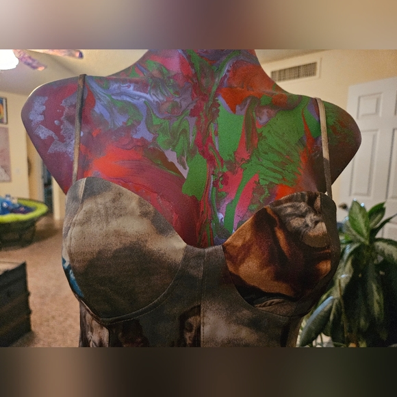 NWT UO Orion Bustier Slip Skater Dress - Picture 7 of 10